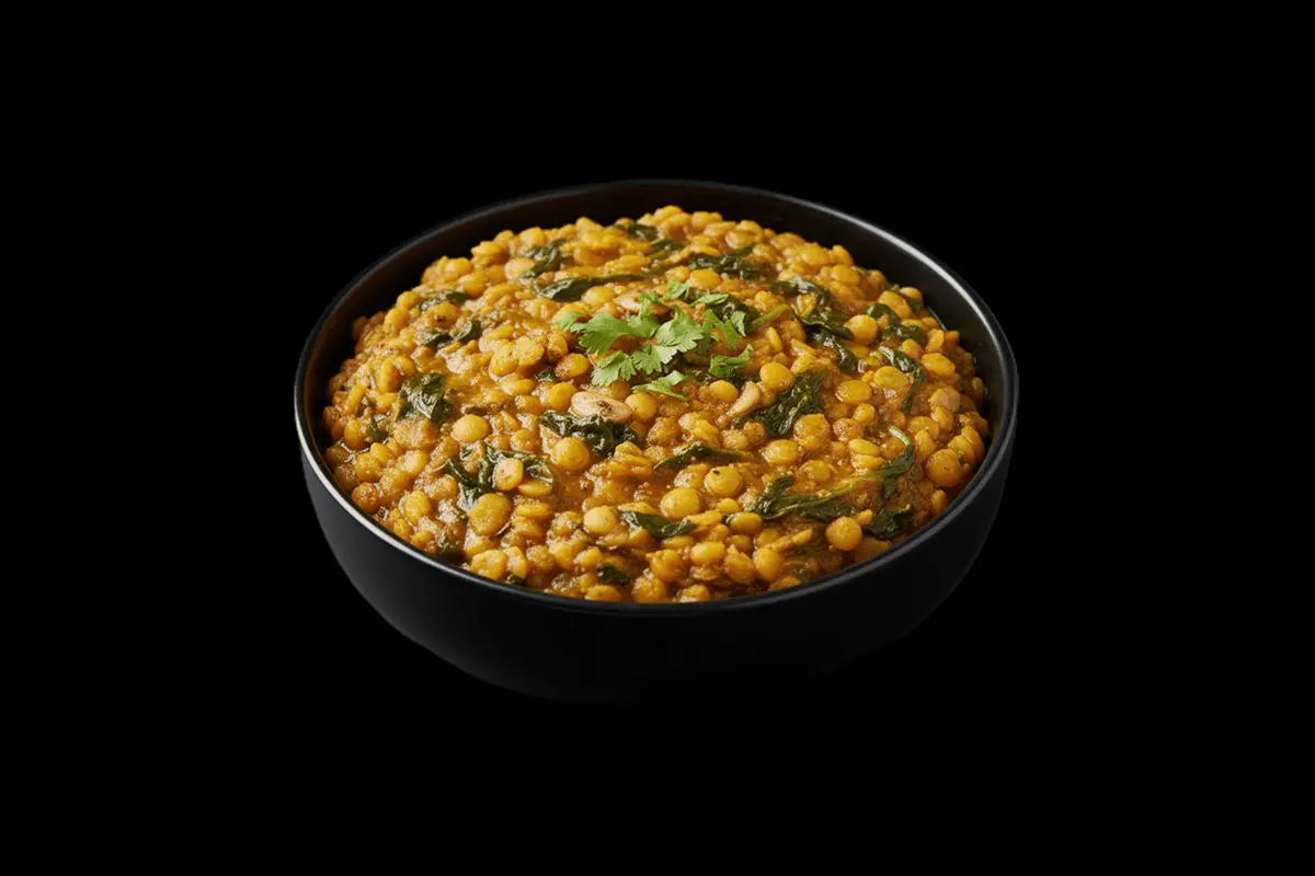 Saag Daal (spinach and lentils)